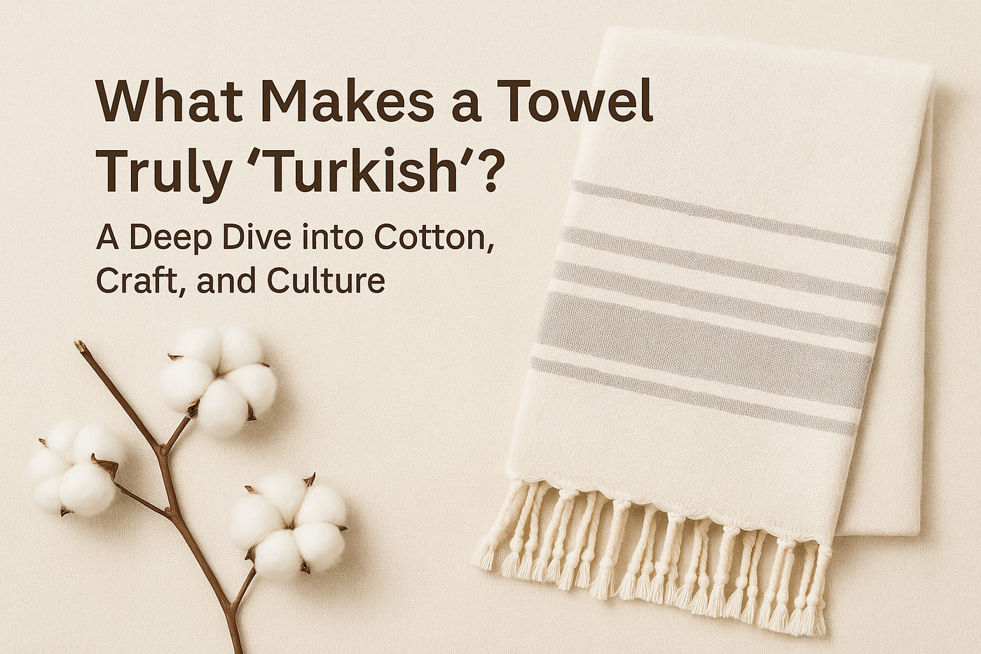 What Makes a Towel Truly ‘Turkish’? A Deep Dive into Cotton, Craft, and Culture