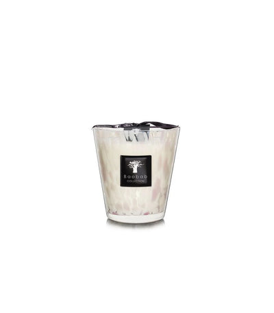 Baobab Scented Candle White Pearls