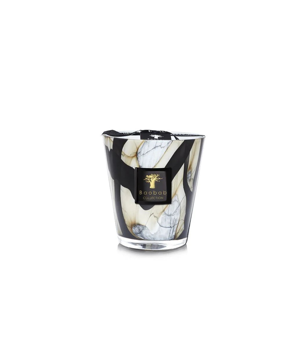 Baobab Scented Candle Stones Marble