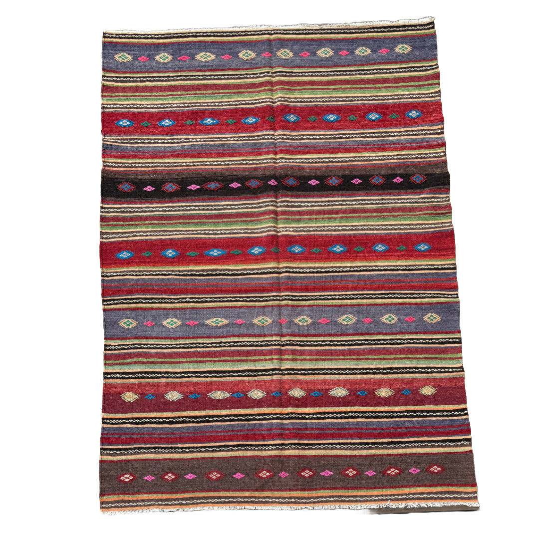 Kilim Rug Multi-color 8'6x6'