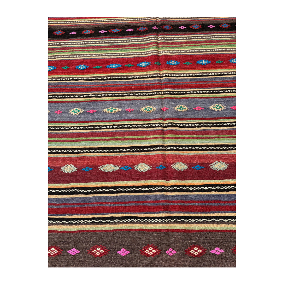 Kilim Rug Multi-color 8'6x6'