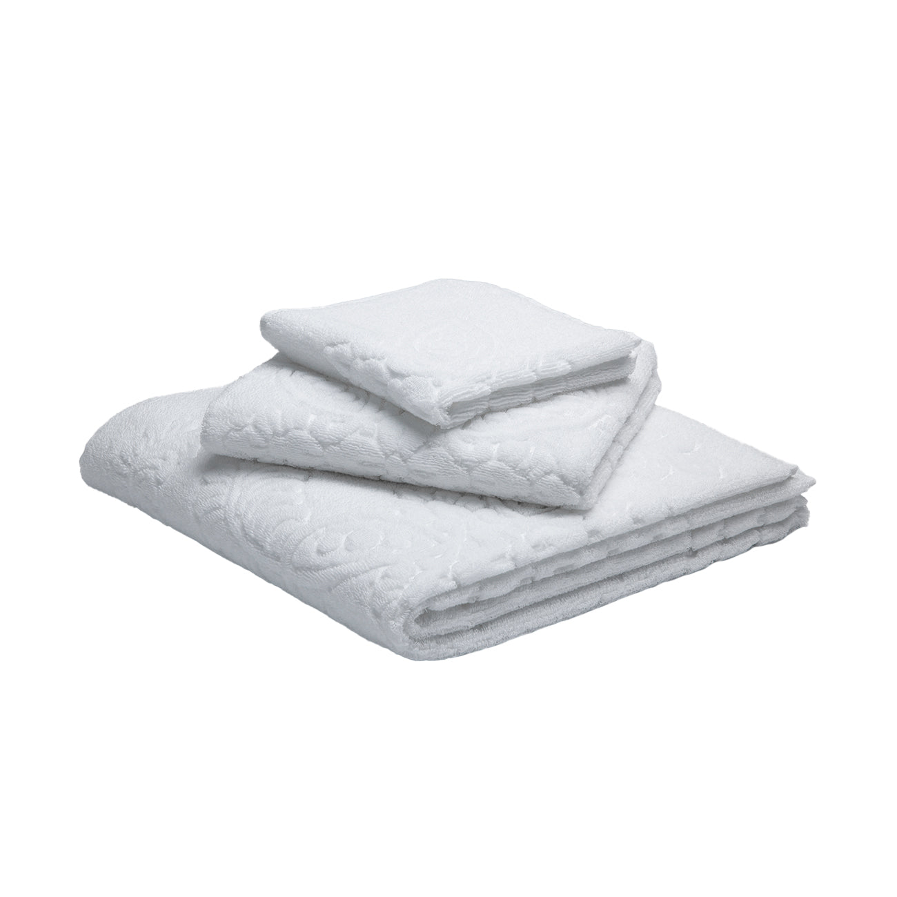 Soft and absorbent  Bornova Hotel Ottoman White Towels made with 100% Aegean Cotton 