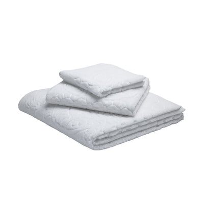 Soft and absorbent  Bornova Hotel Ottoman White Towels made with 100% Aegean Cotton 