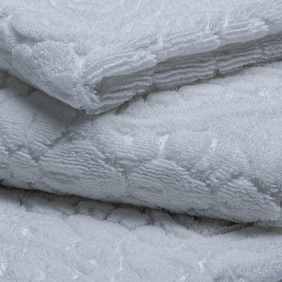 Soft and absorbent  Bornova Hotel Ottoman White Towels made with 100% Aegean Cotton 