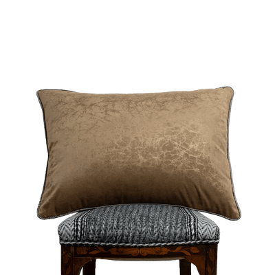 Brown Cow Hide Pillow