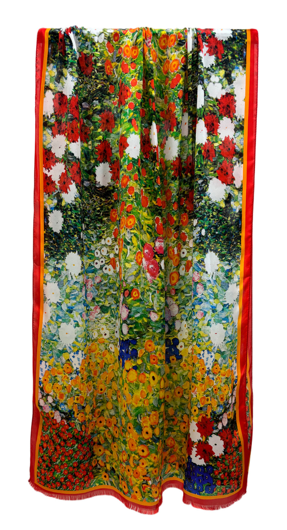 Klimt Flower Silk Scarf