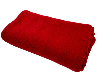 Knit Throw - Blue, Red, Ivory, Gold, Gray