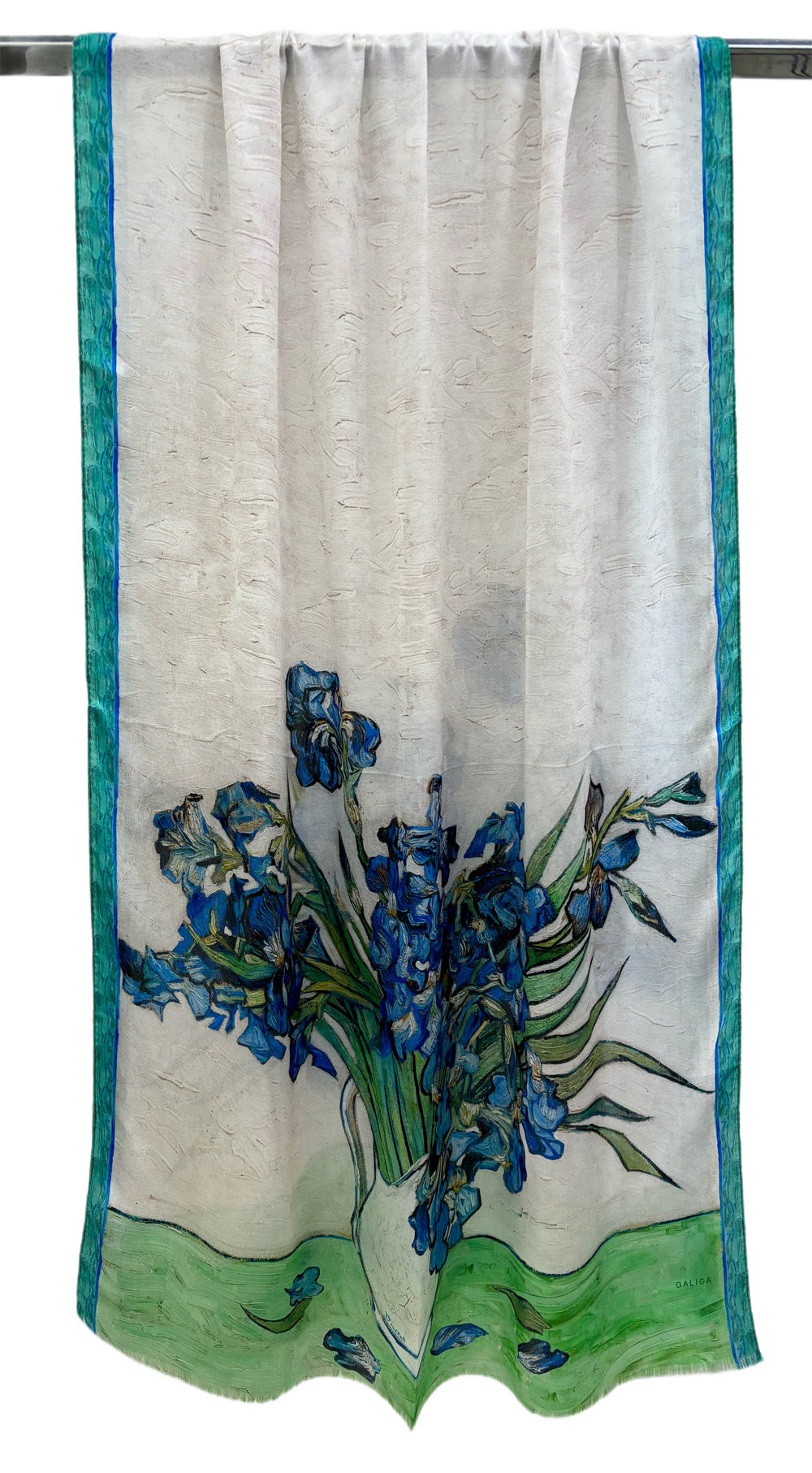 Van Gough Vase of Irises Silk Scarf
