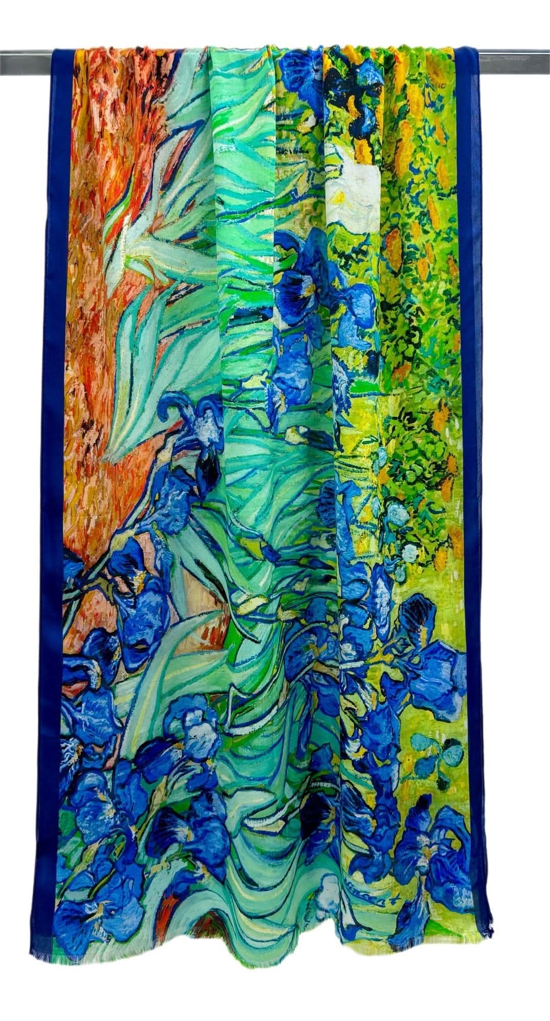 Elegant Silk Scarf printed by Van Gough Paint