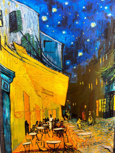 Elegant Silk Scarf printed by Van Gough Paint