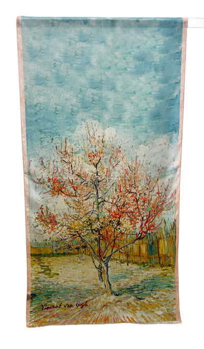Elegant Silk Scarf printed by Van Gough Paint