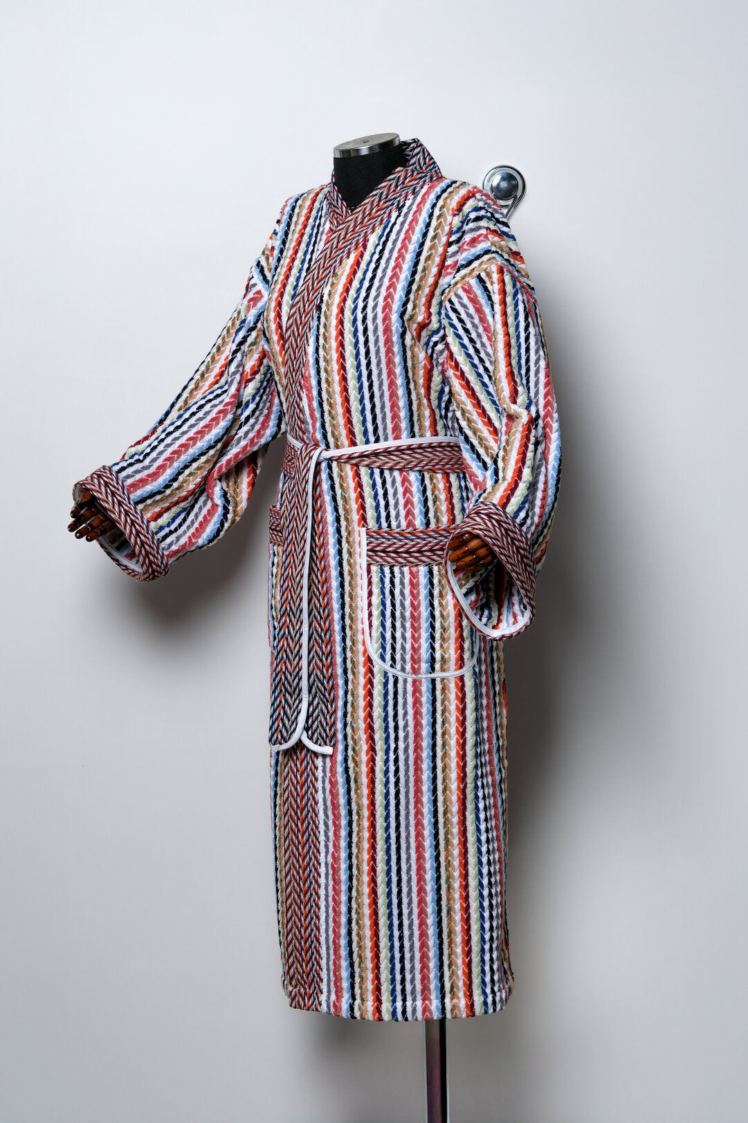 Chevron Multicolor Bathrobe